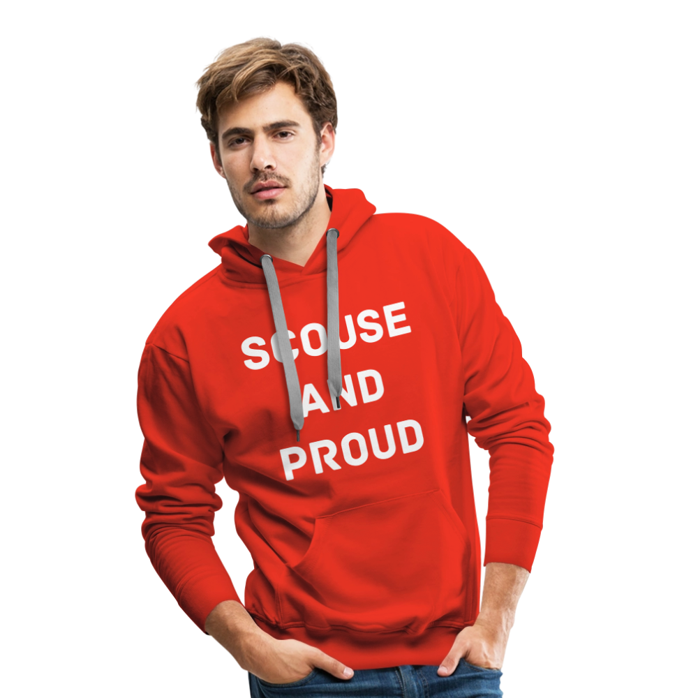 Scouse and Proud Hoodie - red