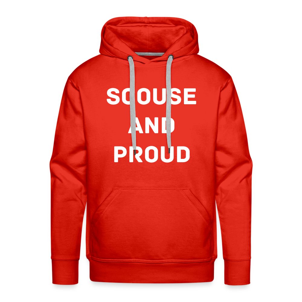 Scouse and Proud Hoodie - red
