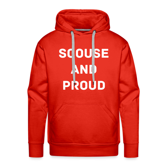Scouse and Proud Hoodie - red