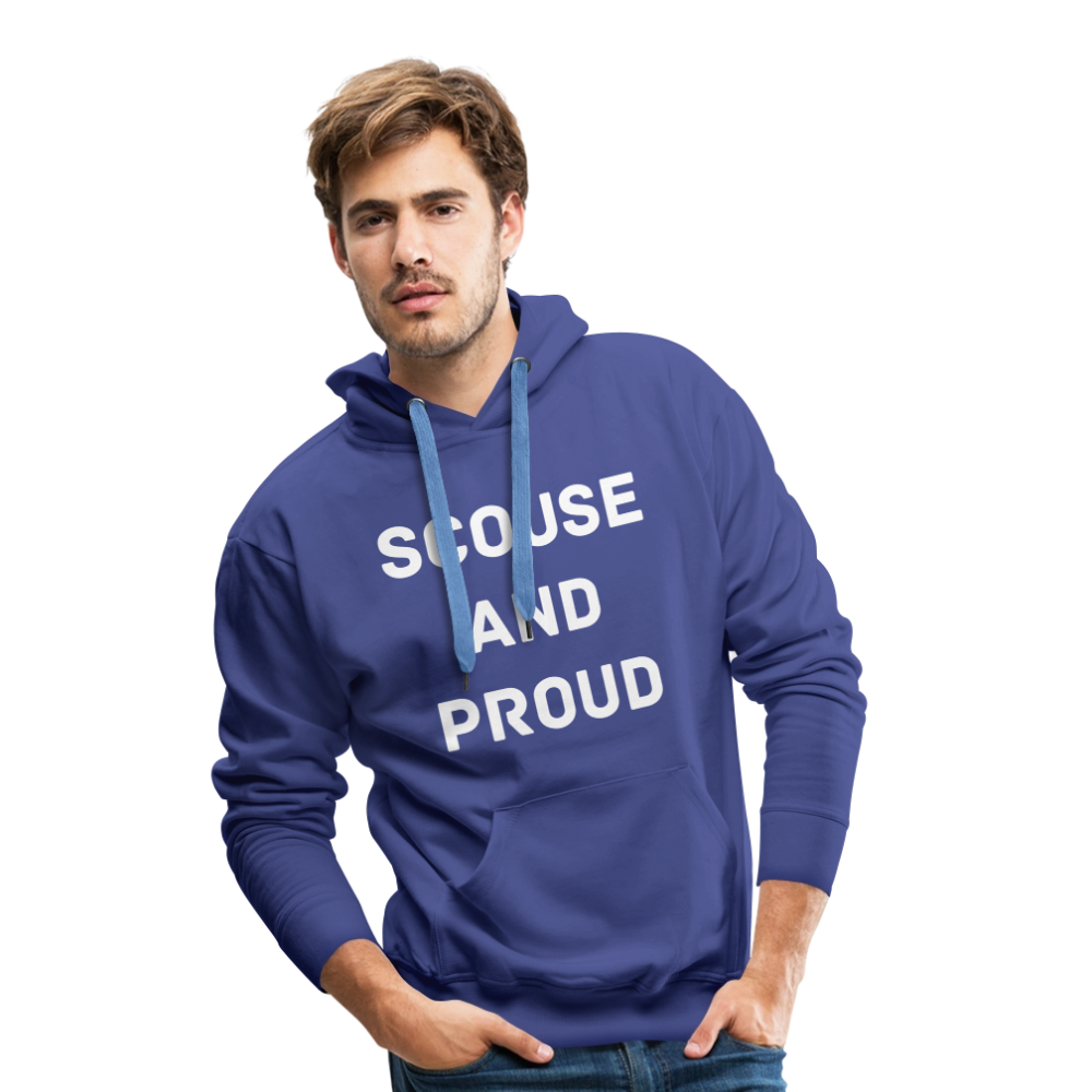Scouse and Proud Hoodie - royal blue